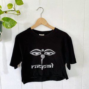 Vintage Authentic Brand Cropped Tee